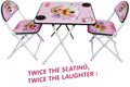 Simarr Unicorn Double Chair & Table Set (Multicolor) – view 1