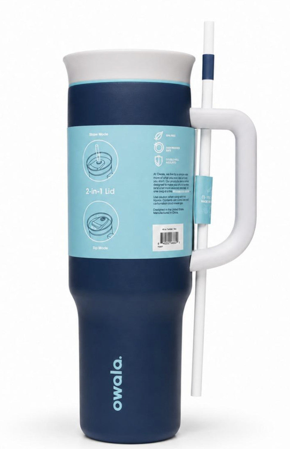 Owala 40oz (1185 ml) Tumbler – Dark Blue – view 2