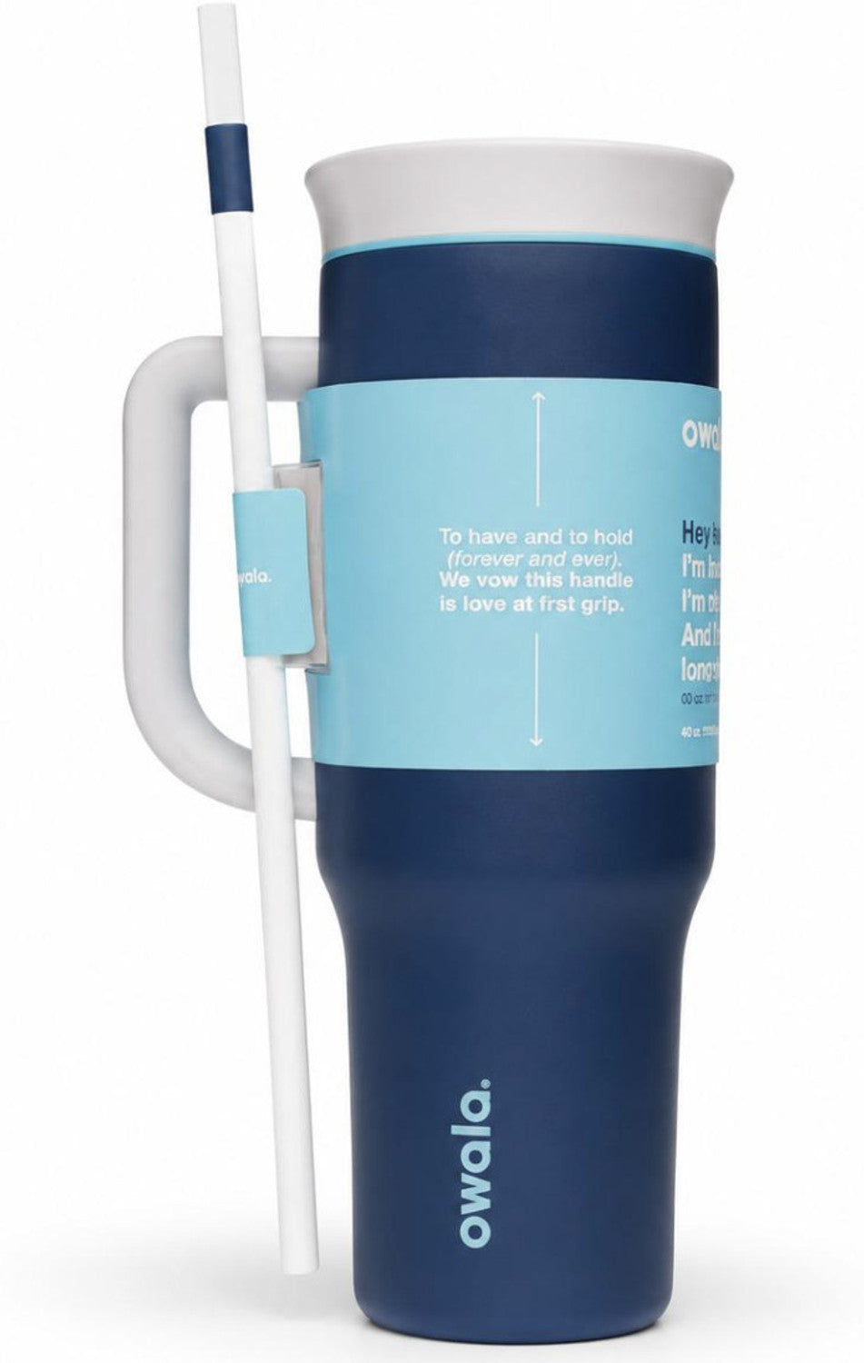 Owala 40oz (1185 ml) Tumbler – Dark Blue – view 1