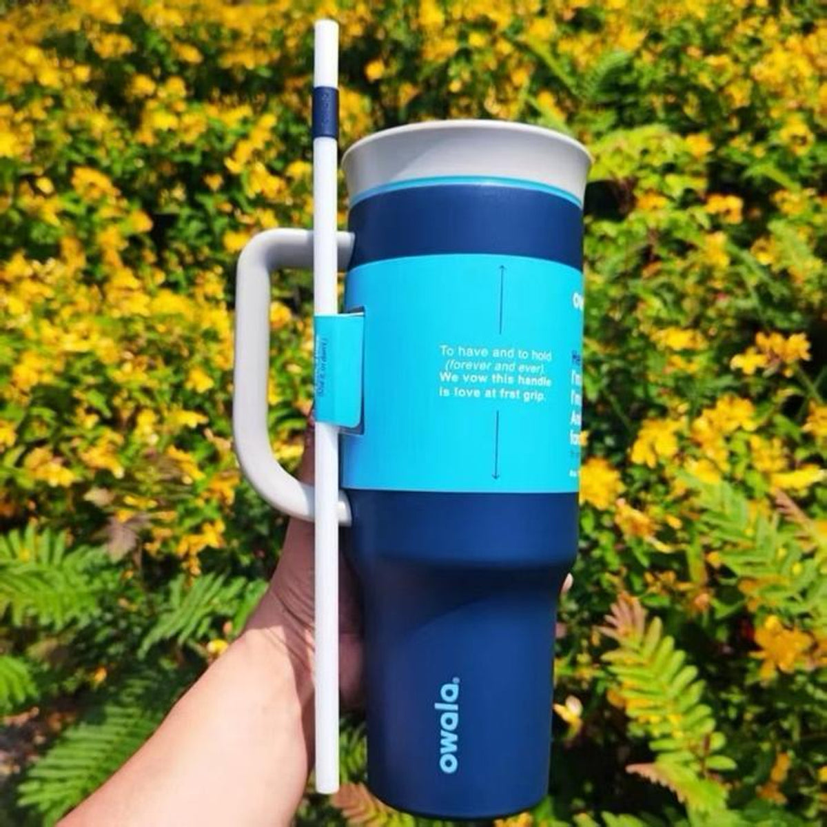 Owala 40oz (1185 ml) Tumbler – Dark Blue – view 4