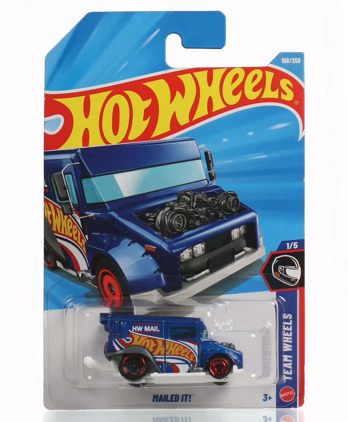 Hot Wheels Mailed It! Team Wheels 1/5 on card packaging