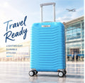 Hard Shell Trolley Suitcase, Cabin 21 inch, 4 Wheels (Blue) – view 1