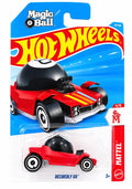Hot Wheels Decidedly Go Mattel Series 4/5 Red Magic 8 Ball on card packaging