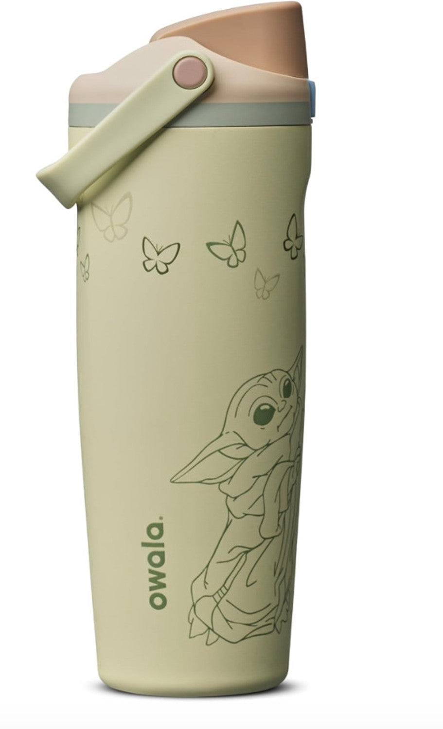 Owala x Star Wars FreeSip Sway 30oz (890 ml) – Grogu, Dark Green – view 2