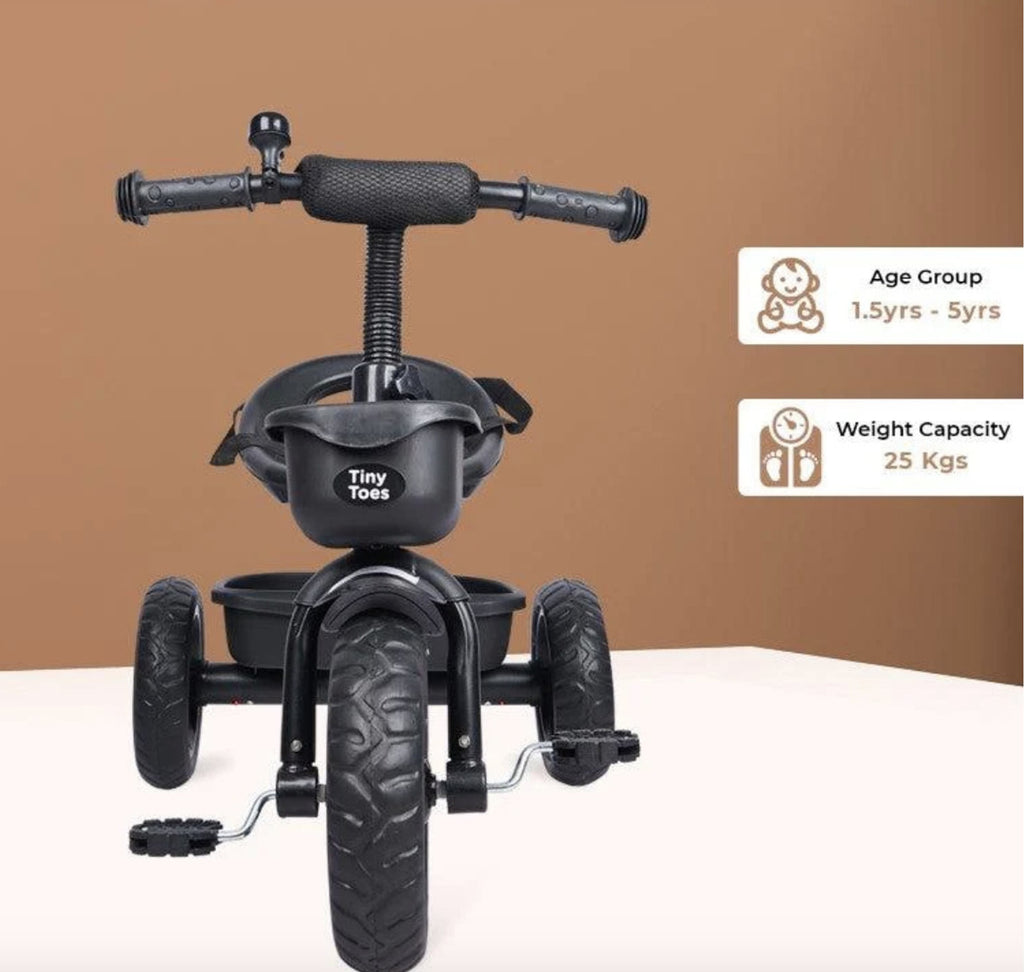 R for Rabbit Tiny Toes T10 Ace Tricycle (Black) – view 3