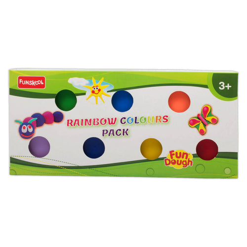 Funskool Fun Dough Rainbow Colours Pack - front view