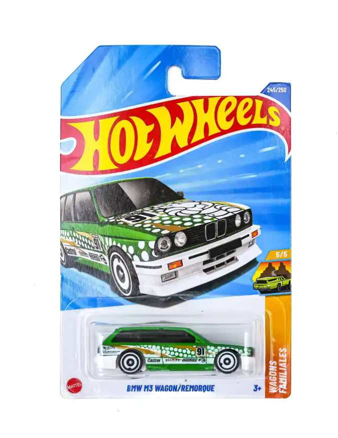 Hot Wheels BMW M3 Wagon/Remorque 2025 – Wagons Familiales #245/250 sealed blister card