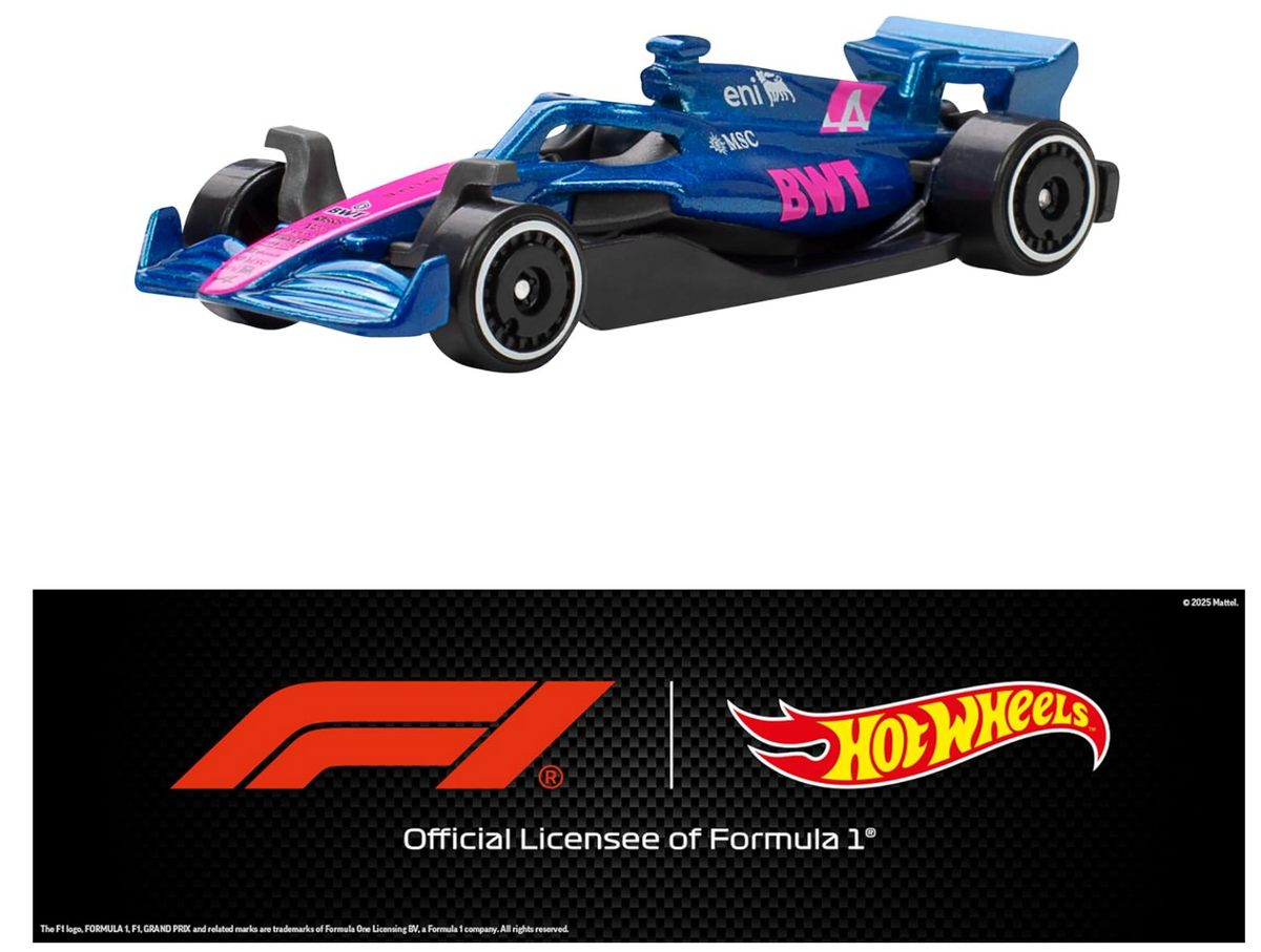 Hot Wheels F1 2025 5-Pack - All 5 Cars Detail View