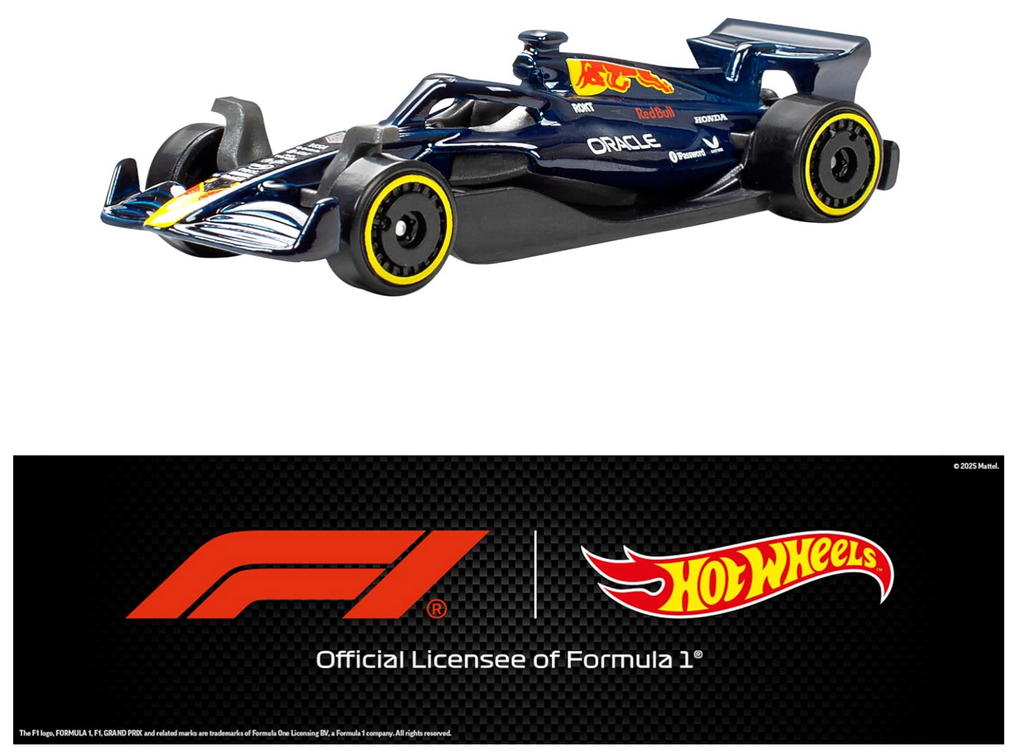 Hot Wheels F1 2025 - Oracle Red Bull Racing & F1 Official License
