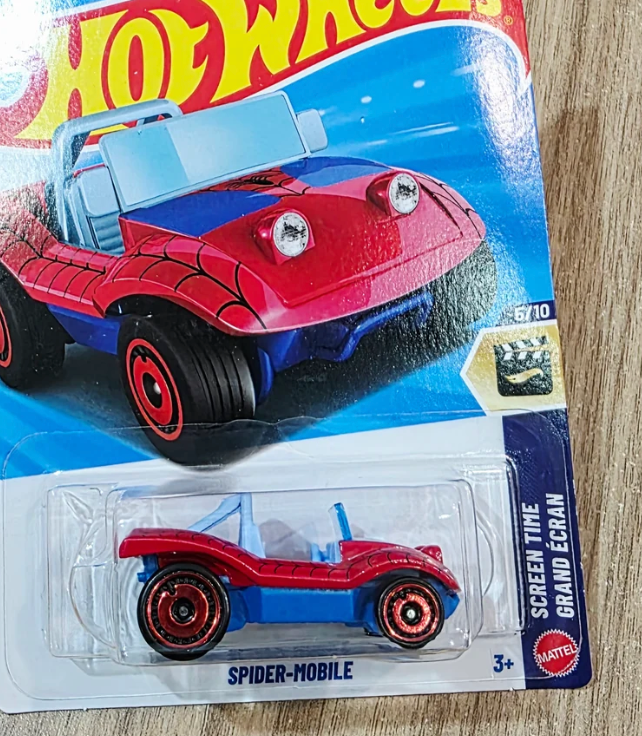 Hot Wheels Spider-Mobile Marvel Screen Time - Card Front