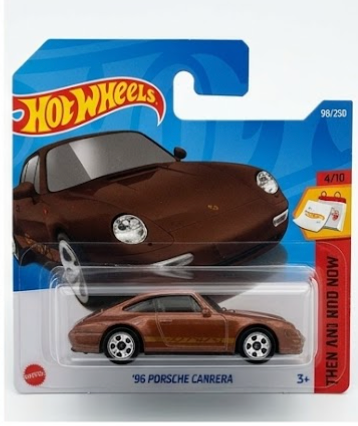 Hot Wheels '96 Porsche Carrera Then and Now 98/250 - Card Front