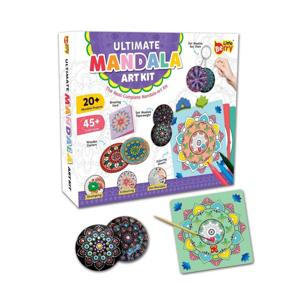 Benefits of Mandala Art Kit – box dimensions 30x27cm