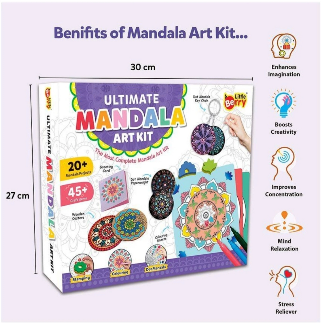 Little Berry Ultimate Mandala Art Kit box front