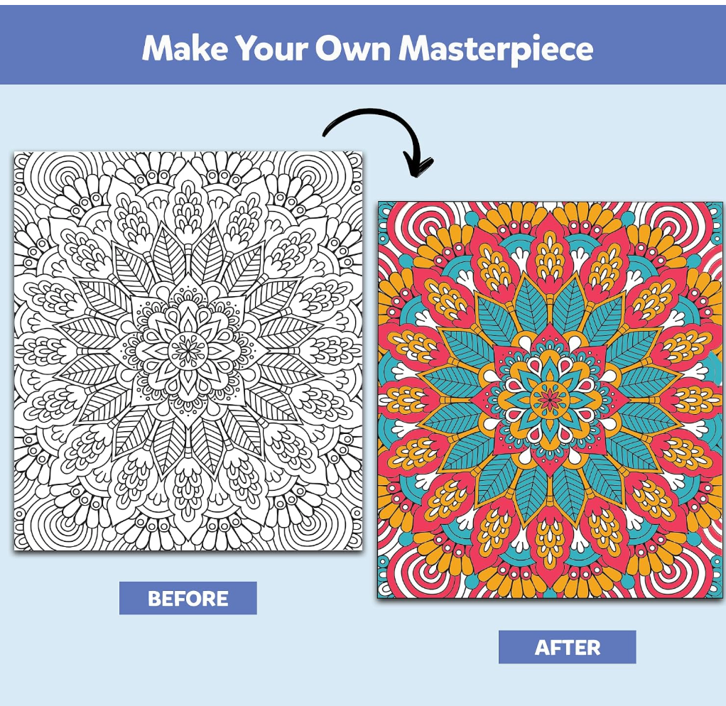 Little Berry Mandala Coaster Craft Kit – Perfect Gift for Ages 5+, Birthday, Return Gift, Creative Play