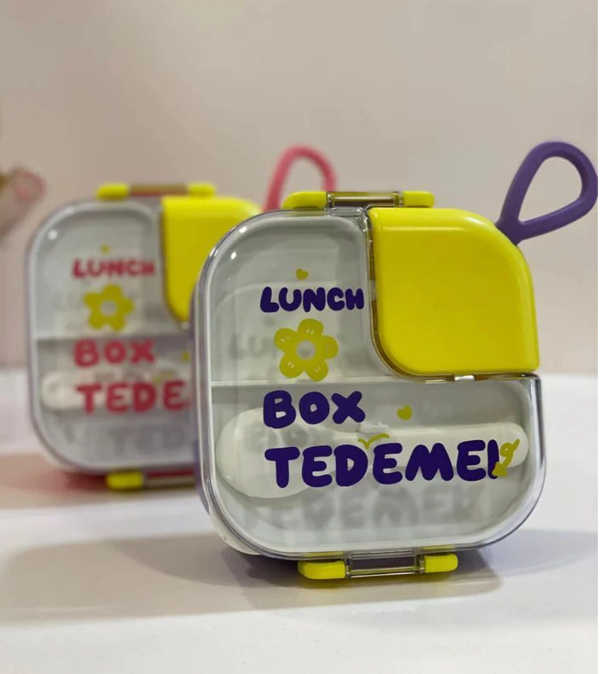 Homeatic Bento Box – dimensions 8.5cm x 8cm x 5.5cm, 99% seal, 750ml/600ml/45ml capacity