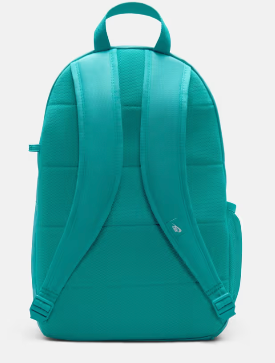 Nike Kids Elemental Backpack back view - teal padded straps
