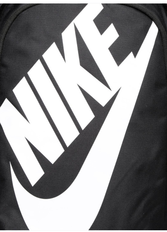 Nike Hayward Futura Backpack black logo close-up