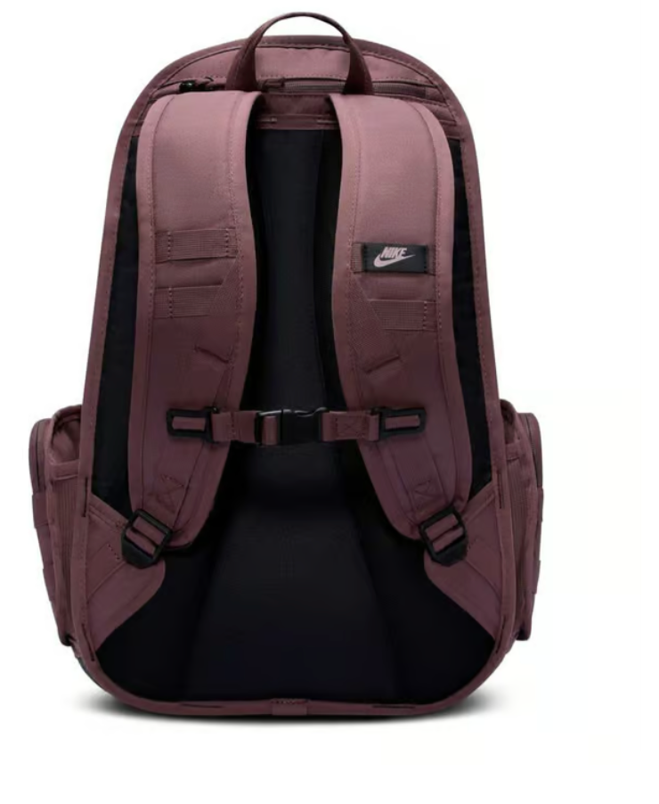 Nike RPM Backpack mauve side angle view