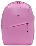 Nike Essentials Backpack pink orchid interior open view with zip pocket and laptop sleeve