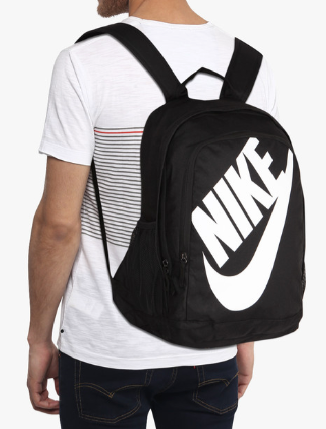 Nike Hayward Futura 2.0 Backpack black lifestyle shot worn by male model back view