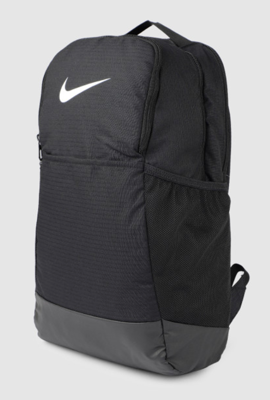 Nike Brasilia 9.5 Training Backpack black lifestyle shot worn by male model back view