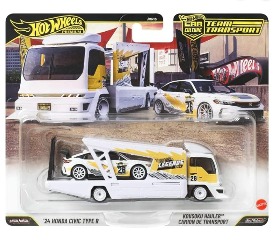 Hot Wheels Premium Team Transport packaging front