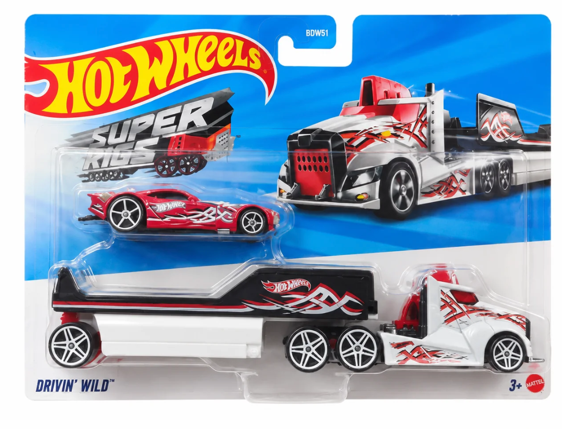 Hot Wheels Super Rigs Drivin' Wild BDW51 in original packaging