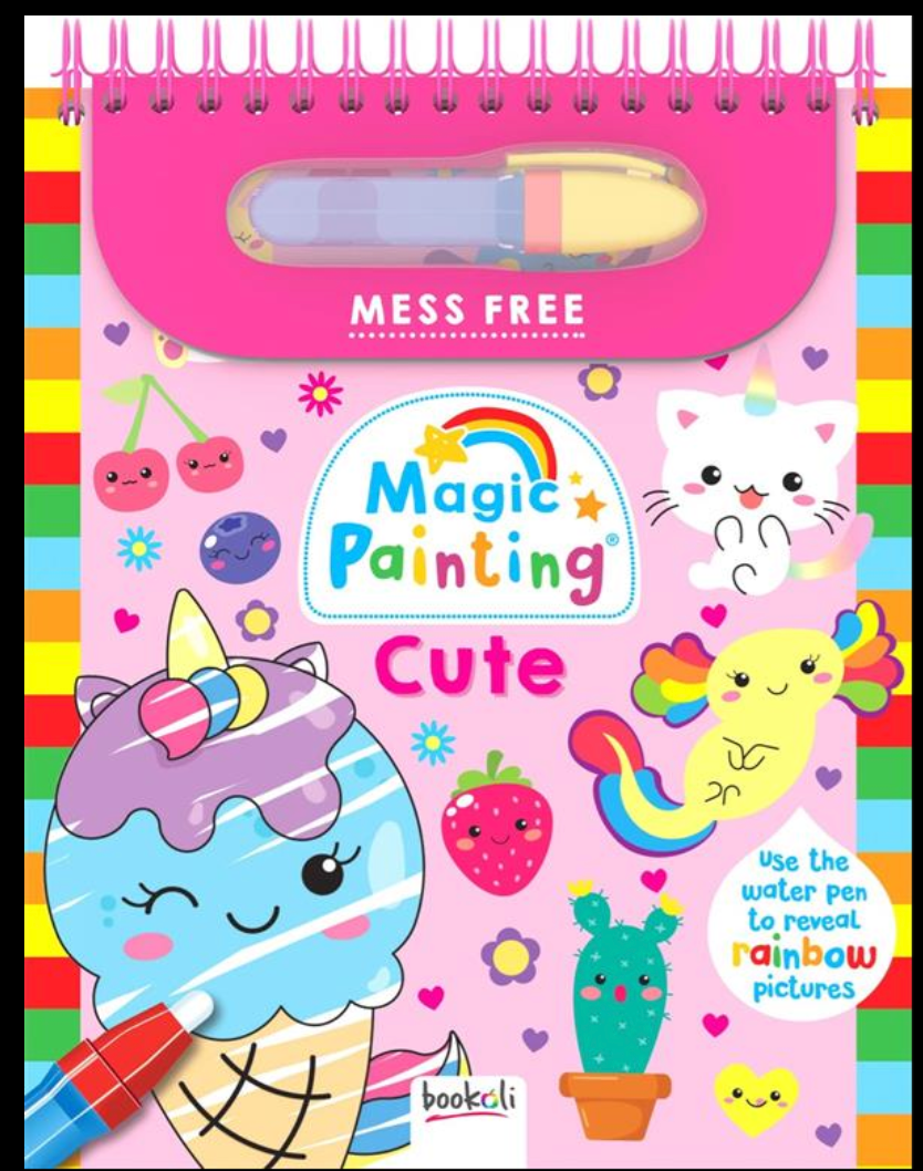 Bookoli Magic Painting Cute mess-free water pen activity book