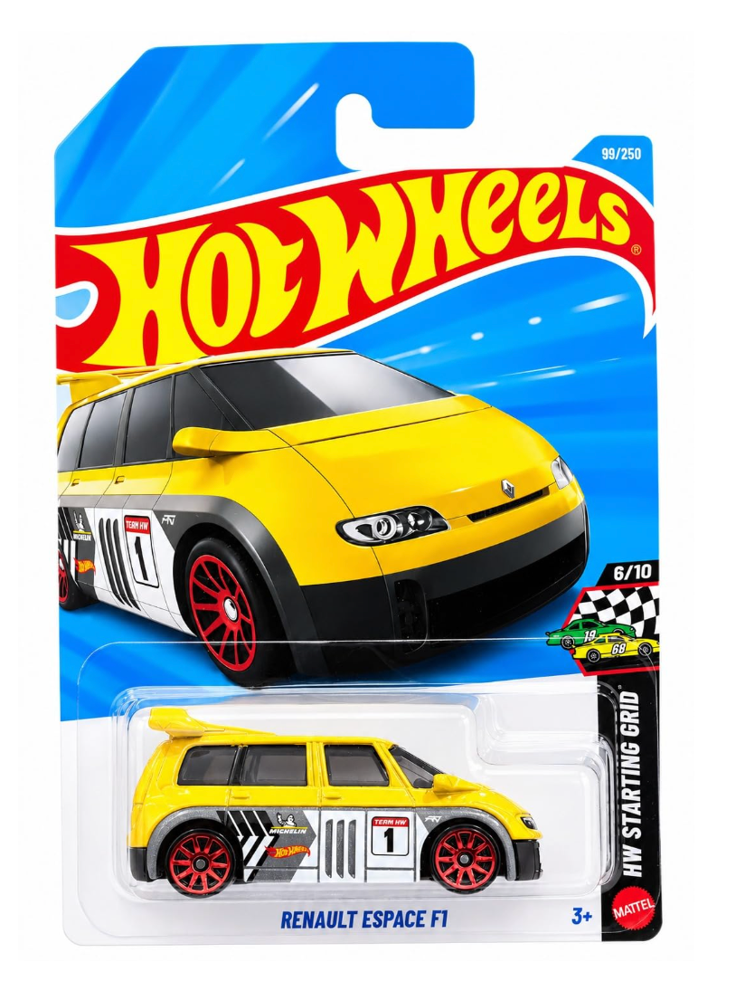 Hot Wheels Renault Espace F1 – HW Starting Grid Packaging