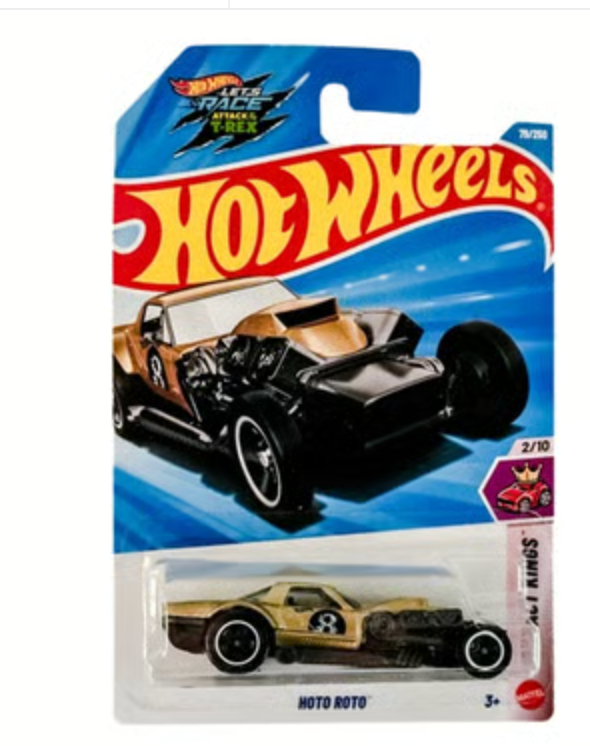 Hot Wheels Moto Roto – Compact Kings Let's Race Packaging