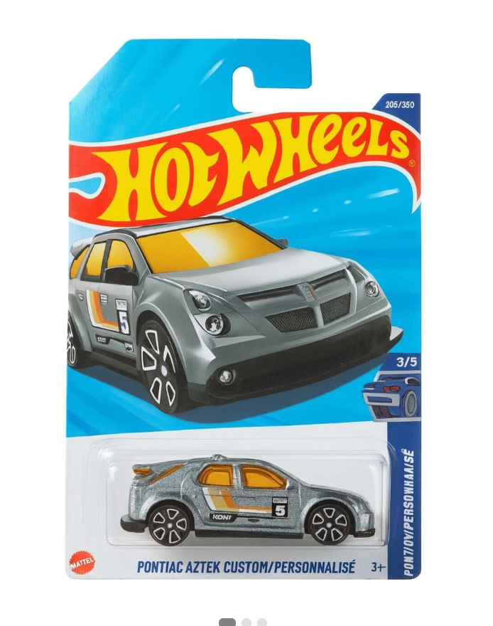 Hot Wheels Pontiac Aztek Custom – Pontiac/Personalisé Packaging