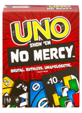 UNO Show Em No Mercy card game box - front view by Mattel