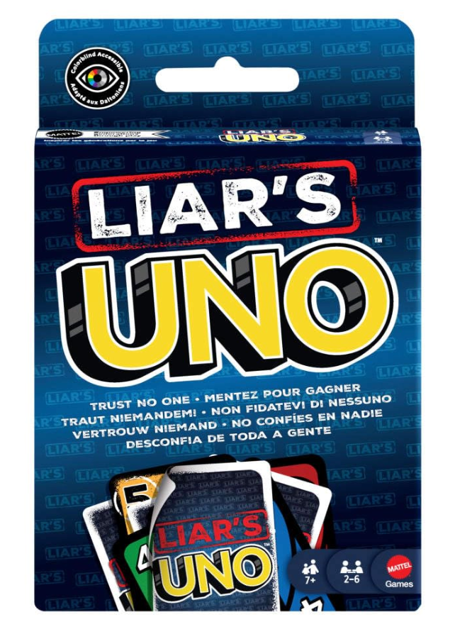 Liar’s UNO Card Game – 2–6 Players, Ages 7+