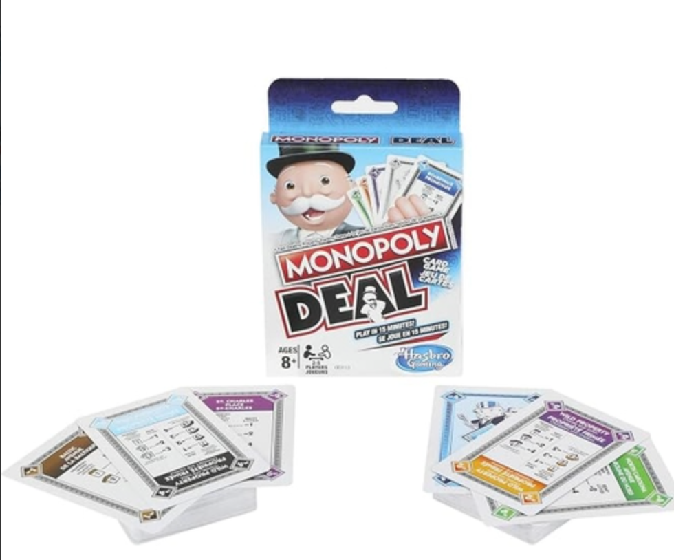 Monopoly Deal Card Game – 2–5 Players, Ages 8+