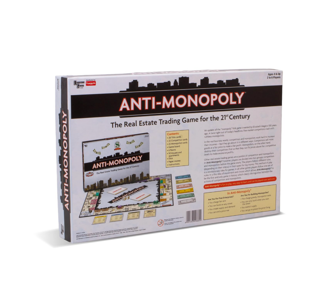 Anti-Monopoly Real Estate Trading Board Game – Ages 8+