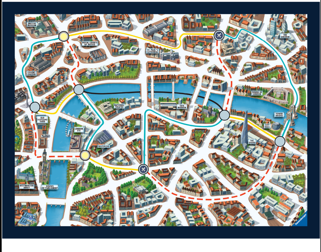 Scotland Yard Junior Detective Board Game – Ages 6+