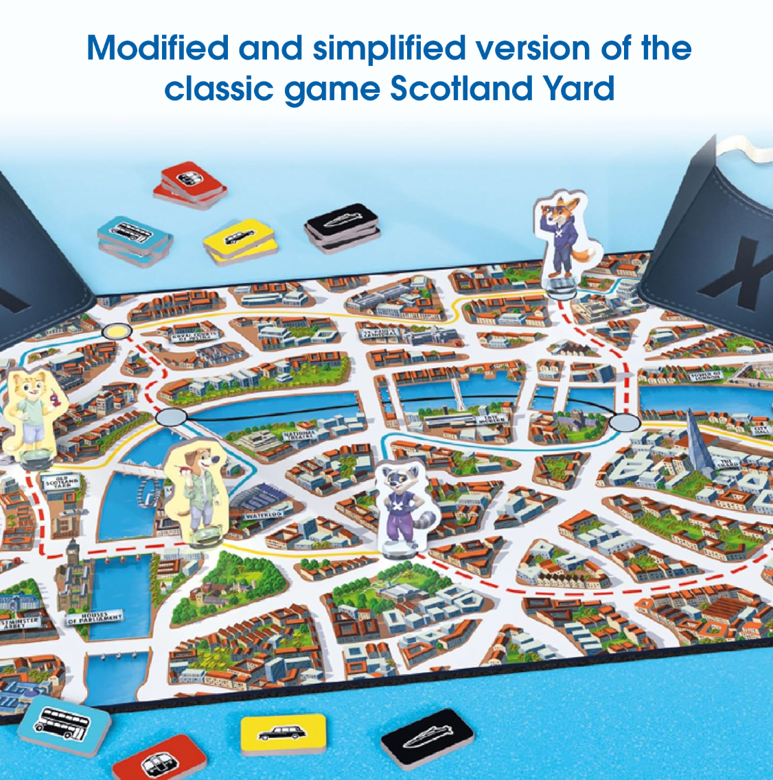 Scotland Yard Junior Detective Board Game – Ages 6+