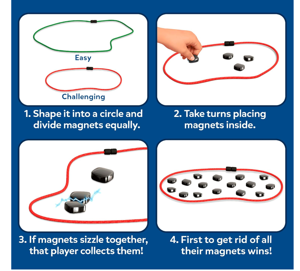 Sizzle overview for two to four players with two-minute learning time