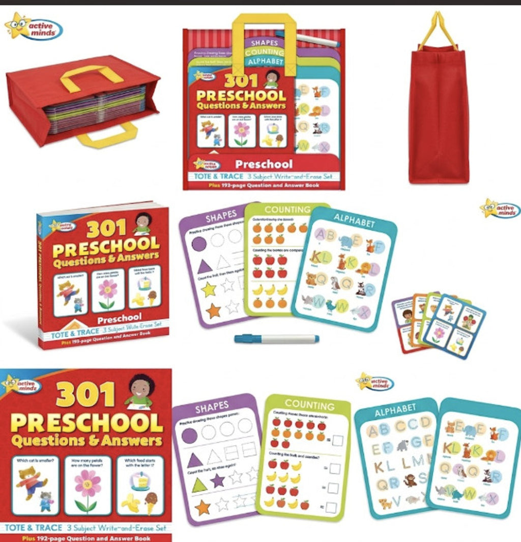 Shree Book Centre Active Minds Preschool Tote and Trace (Red) – view 2