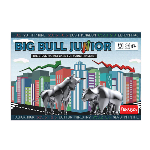 Funskool Big Bull Junior Stock Market Board Game – Age 8+