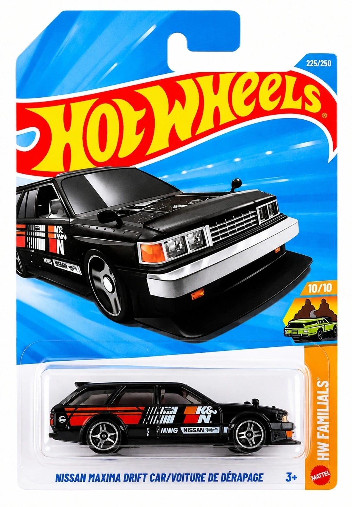 Hot Wheels Nissan Maxima Drift Car – HW Familials Packaging