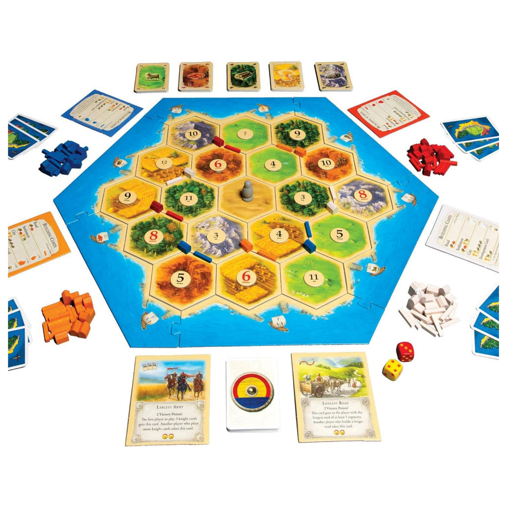 CATAN Trade Build Settle Strategy Board Game