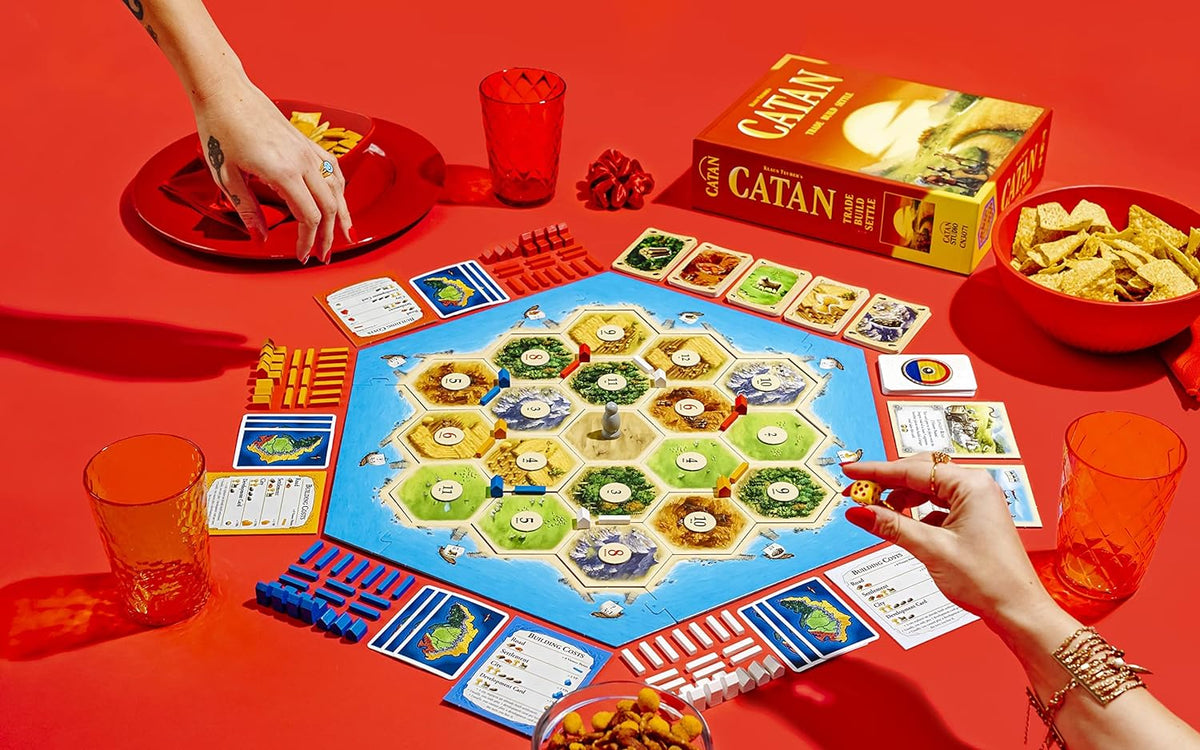 CATAN Trade Build Settle Strategy Board Game