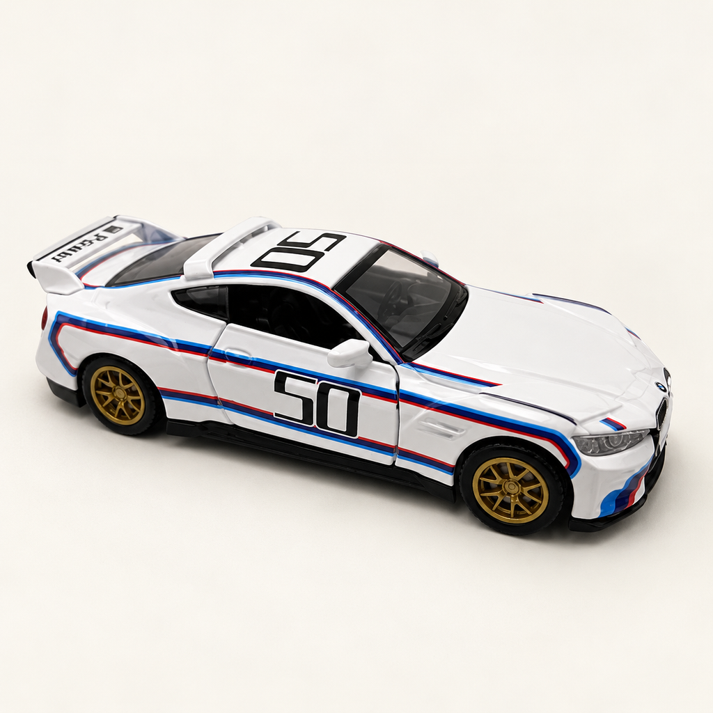 CCA BMW 3.0 CSL Racing Model Car — studio view