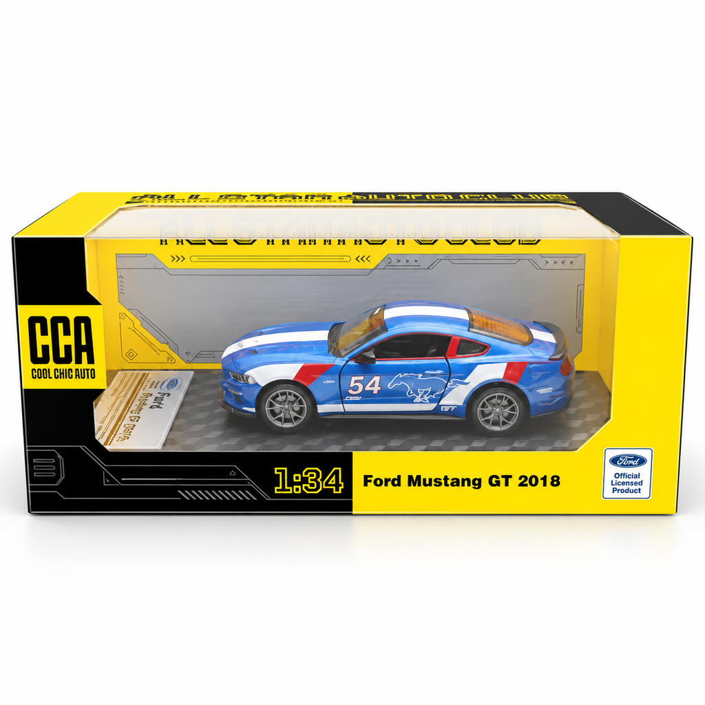 CCA Ford Mustang GT 2018 Model Car – 1:34 Scale