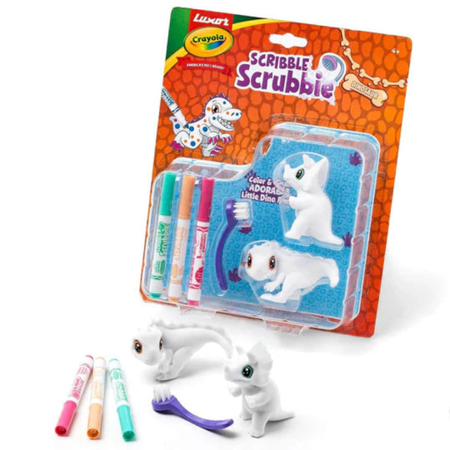 Crayola Scribble Scrubbie Dino Pets – T-Rex & Triceratops — product image 1
