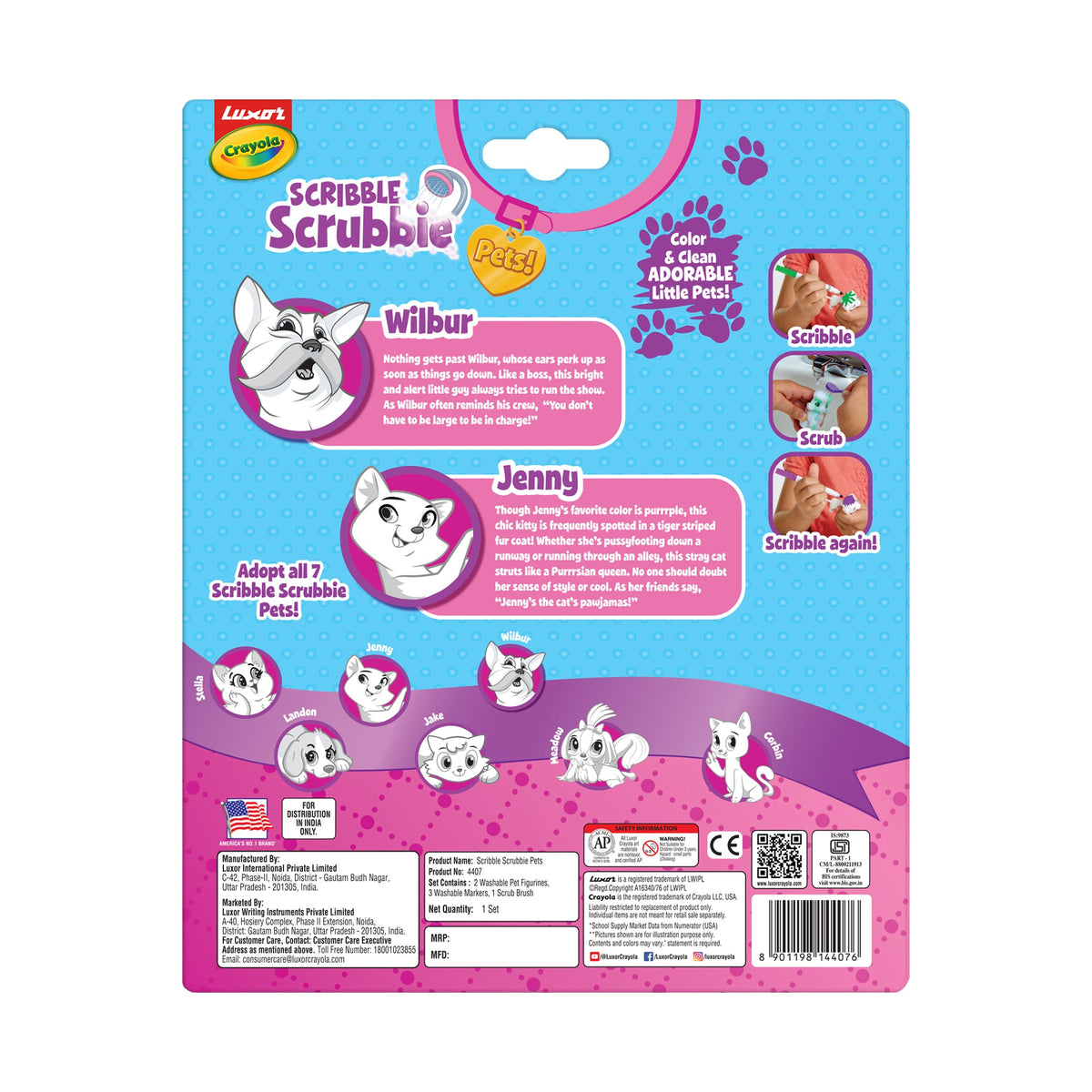 Crayola Scribble Scrubbie Pets – Wilbur & Jenny — product image 5