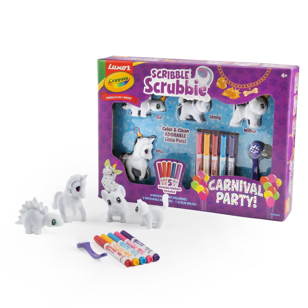 Crayola Scribble Scrubbie Carnival Party – 4 Pets — product image 1