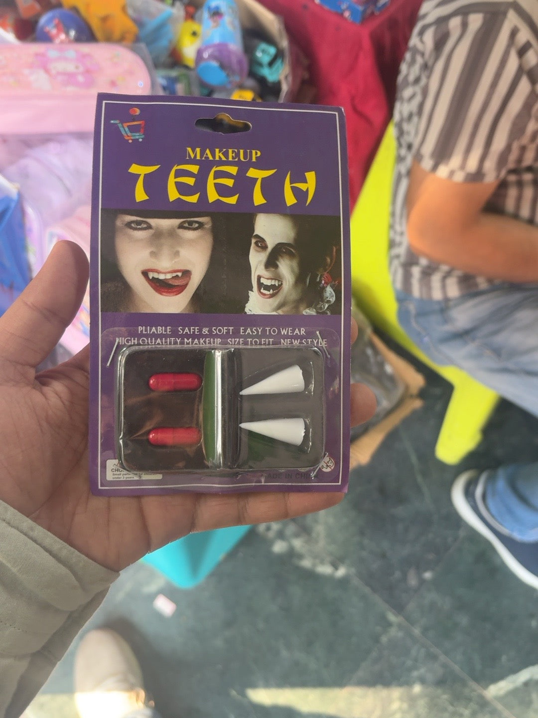 Actual product packaging