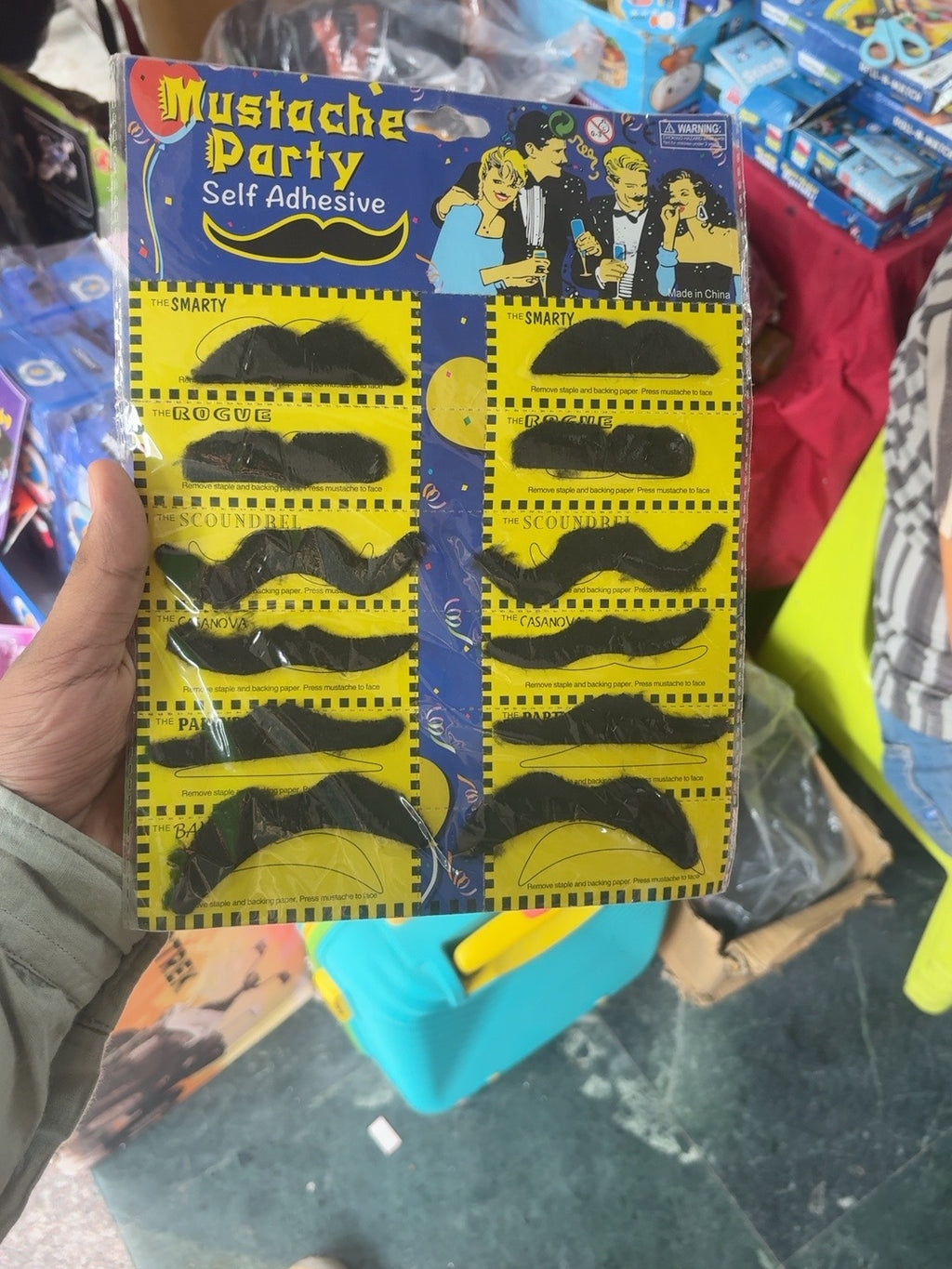 Actual retail packaging